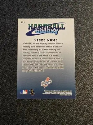 1998 Metal Universe #211 Hideo Nomo - Baseball Card Single