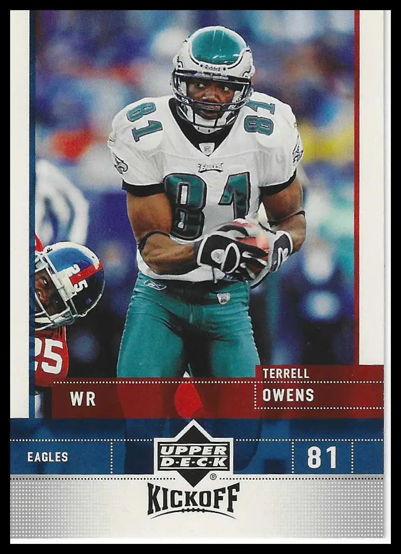 1998 Pacific Aurora #166 Terrell Owens - Football Card Single