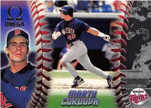 1998 Pacific Omega #140 Marty Cordova NM-MT Twins ID:58831 - Baseball Card Single
