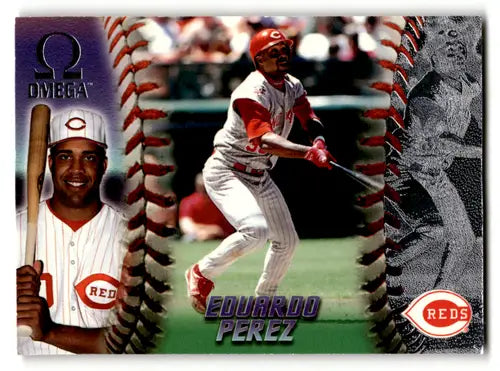 1998 Pacific Omega #66 Eduardo Perez NM Near Mint Reds ID:58843 - Baseball Card Single
