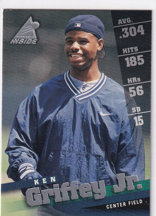 1998 PINNACLE #24 KEN GRIFFEY JR INSIDE- SEATTLE MARINERS - Baseball Card Single