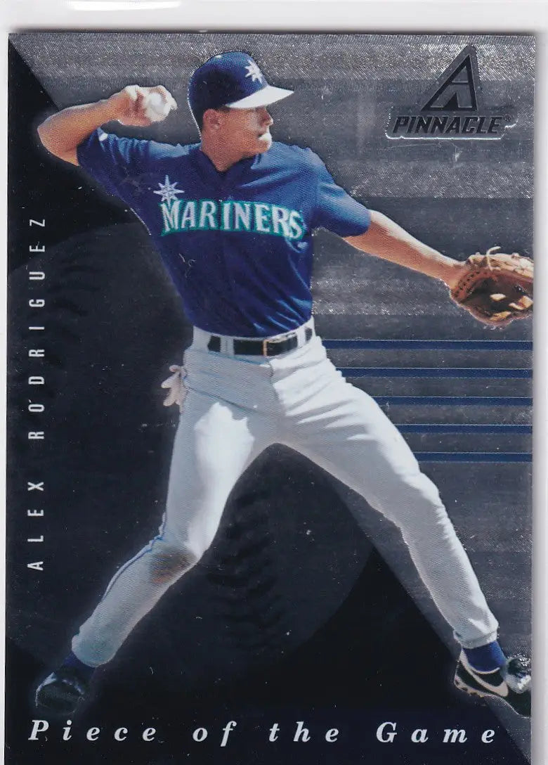 1998 PINNACLE #3 ALEX RODRIGUEZ PIECE OF THE GAME- SEATTLE MARINERS - Baseball Card Single