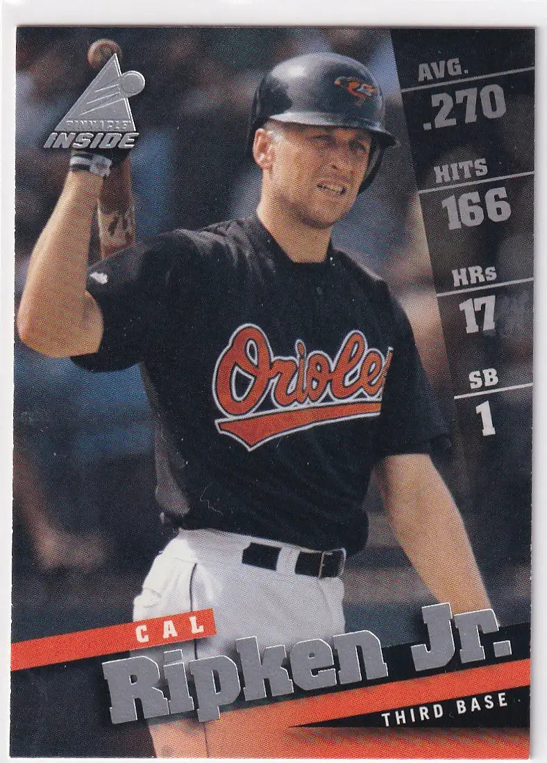 1998 PINNACLE #8 CAL RIPKEN JR INSIDE- BALTIMORE ORIOLES - Baseball Card Single