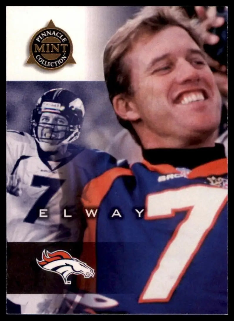 1998 Pinnacle Mint Collection John Elway #67 Denver Broncos Football Card NFL - Football Card Single