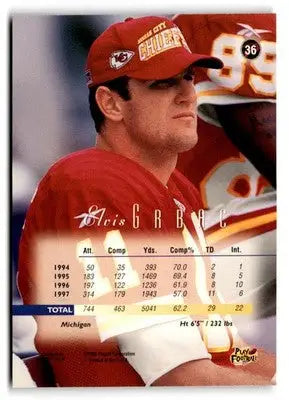 1998 Playoff Prestige Retail #36 Elvis Grbac - Football Card Single