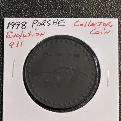 1998 Porsche 911 Evolution Collector Coin Medal - Official Calendar Token - Coins & Currency