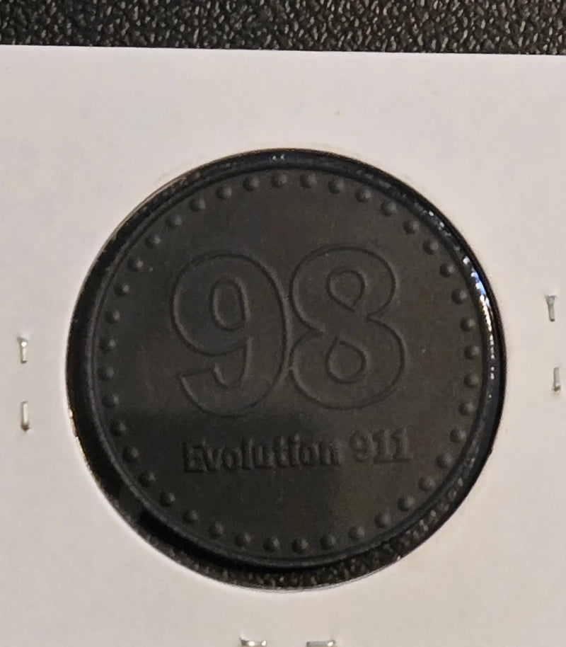 1998 Porsche 911 Evolution Collector Coin Medal - Official Calendar Token - Coins & Currency