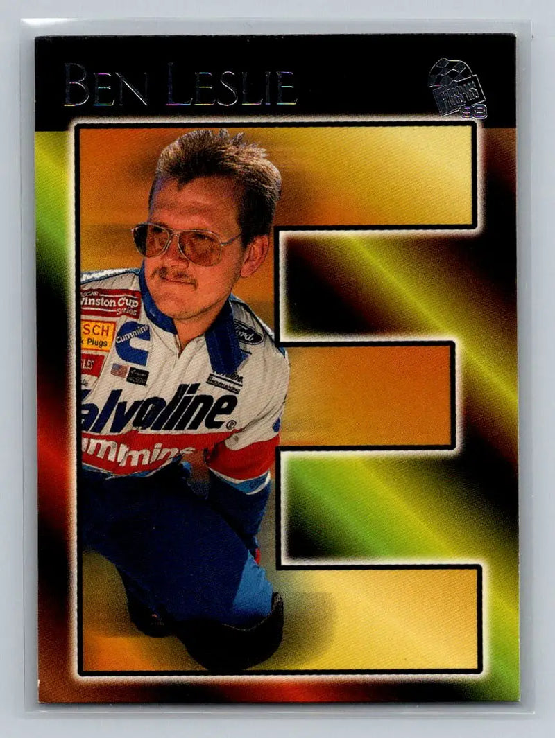 1998 Press Pass #74 Ben Leslie Roush Racing - Racing Card Single