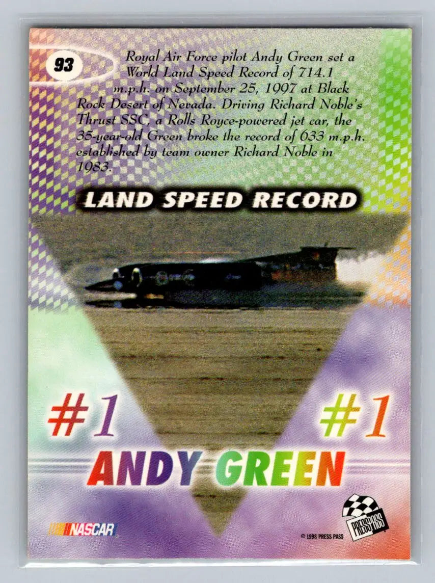 1998 Press Pass #93 Andy Green - Baseball Card Single