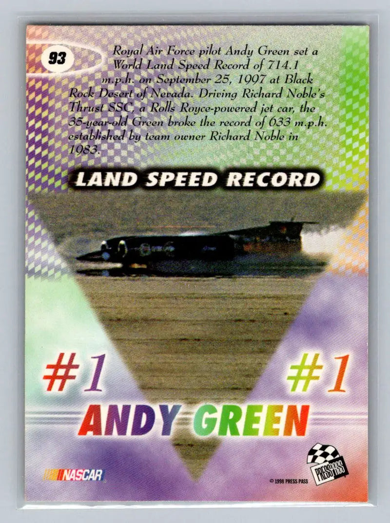 1998 Press Pass #93 Andy Green - Baseball Card Single