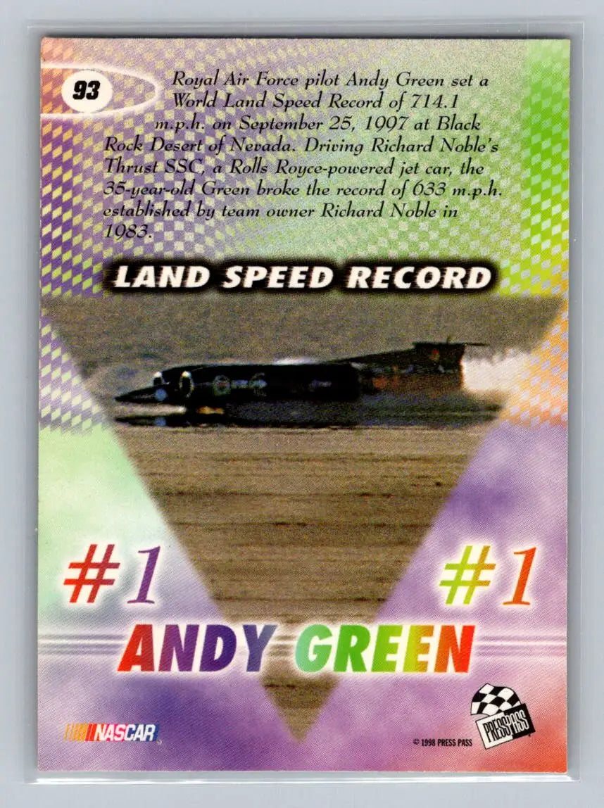 1998 Press Pass #93 Andy Green - Baseball Card Single