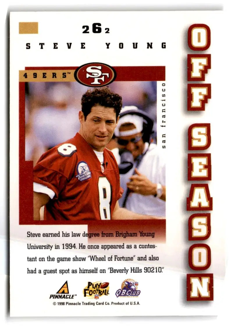 1998 Score #262 Steve Young - Football Card Single