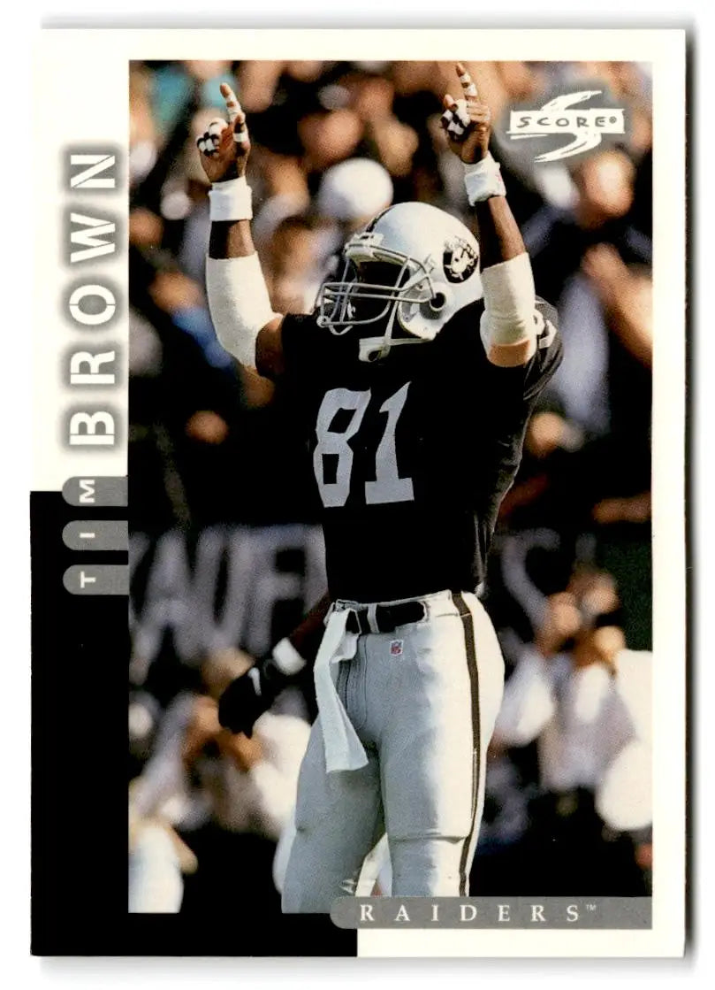 1998 Score #45 Tim Brown - Football Card Single