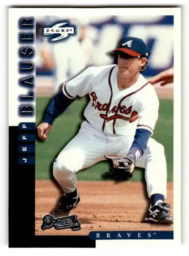 1998 Score Atlanta Braves #10 Jeff Blauser Atlanta Braves Baseball C ID:63306 - Baseball Card Single