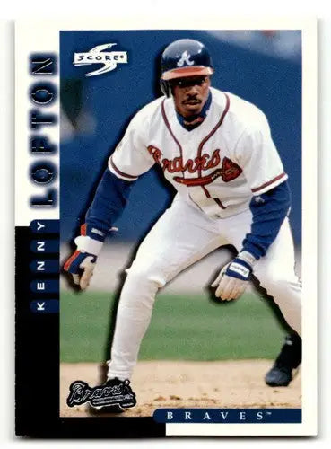 1998 Score Atlanta Braves #8 Kenny Lofton Atlanta Braves Baseball Ca ID:63333 - Baseball Card Single
