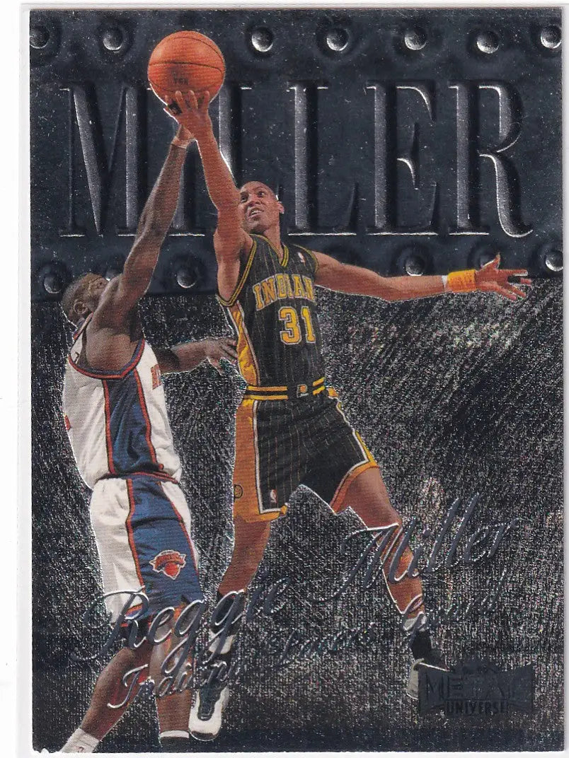 1998 SKYBOX #80 REGGIE MILLER METAL- INDIANA PACERS - Basketball Card Single