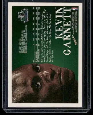 1998 SkyBox Hoops Kevin Garnett Basketball - Basketball Card Single