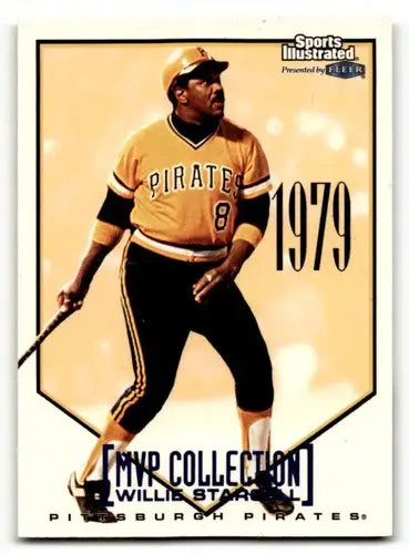 Original gloss Willie Stargell baseball card from Sports Illustrated World Series Fever