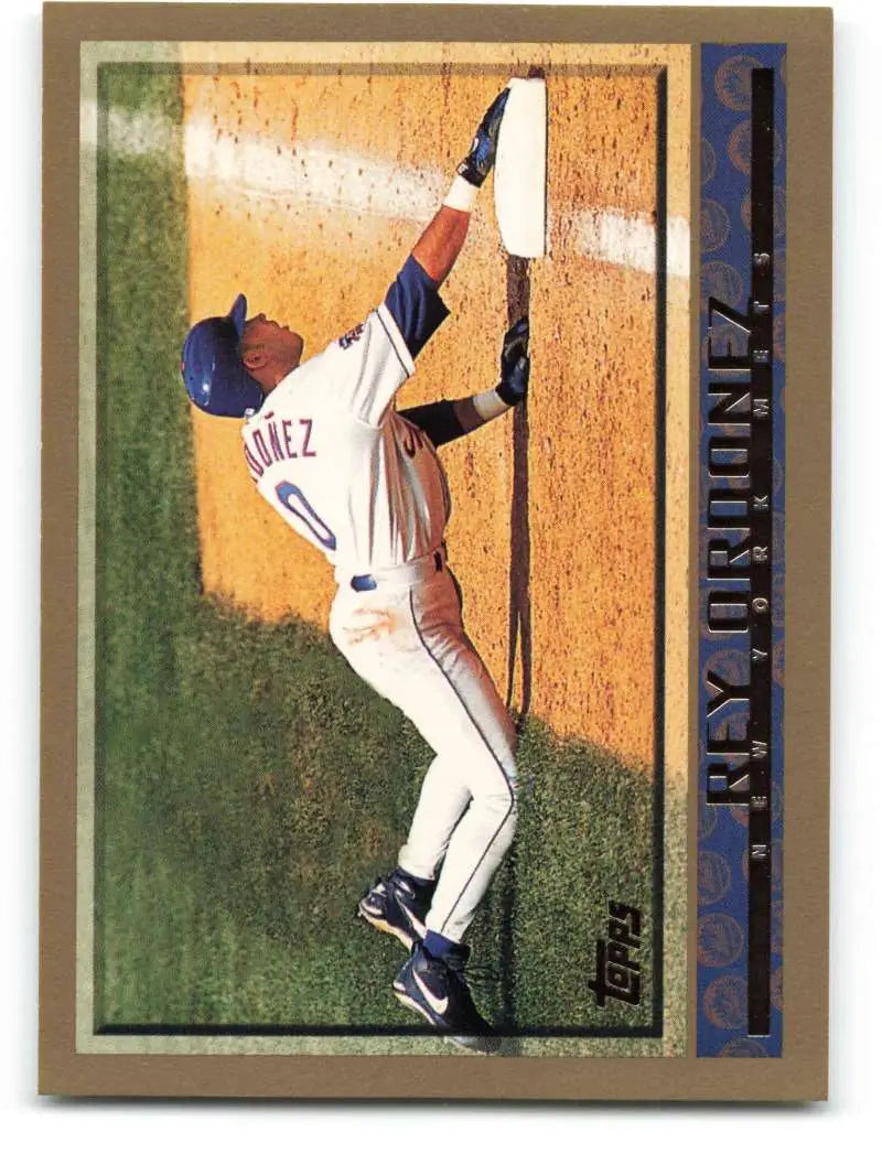 1998 Topps #103 Rey Ordonez NM-MT New York Mets Baseball Card - Baseball Card Single