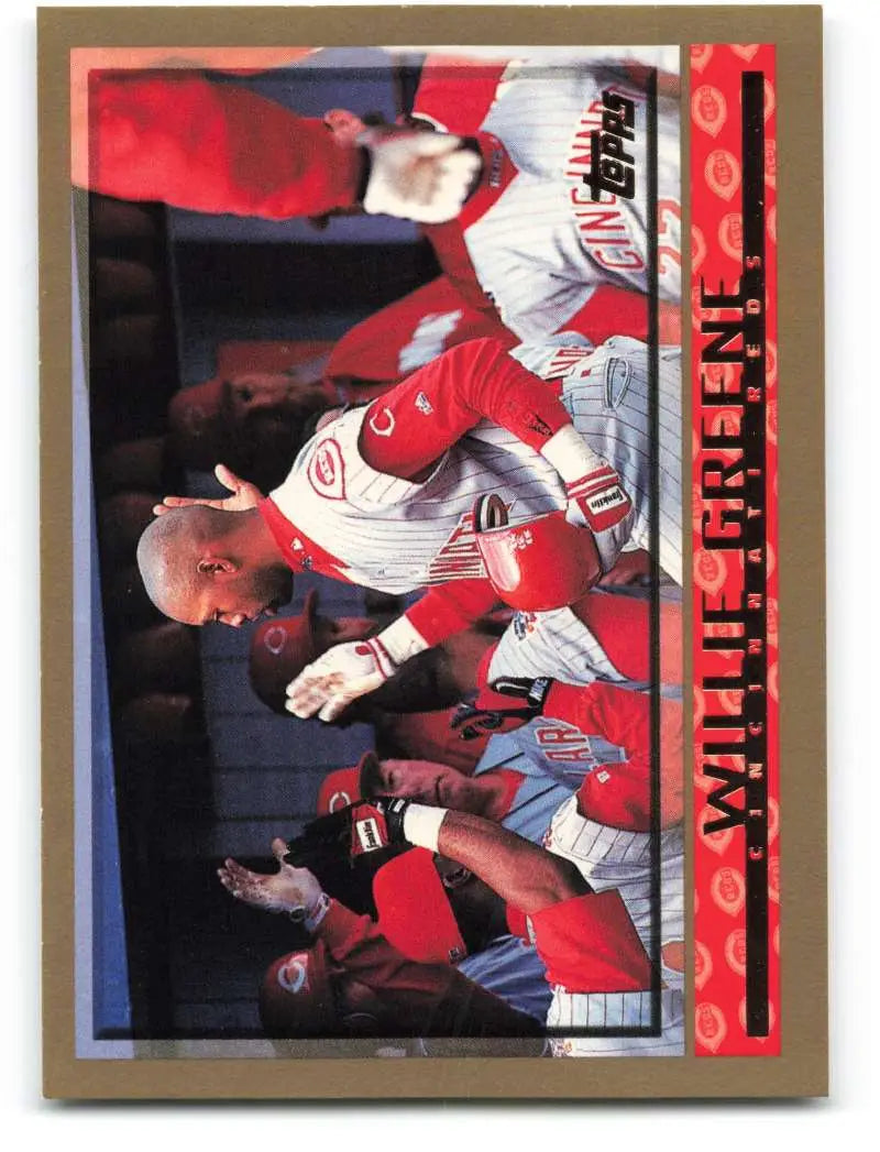 1998 Topps #104 Willie Greene NM-MT Cincinnati Reds Baseball Card - Baseball Card Single