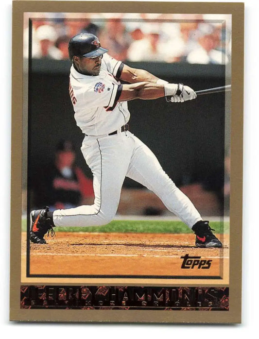 1998 Topps #107 Jeffrey Hammonds NM-MT Baltimore Orioles Baseball Card - Baseball Card Single
