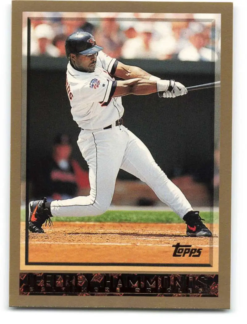 1998 Topps #107 Jeffrey Hammonds NM-MT Baltimore Orioles Baseball Card - Baseball Card Single