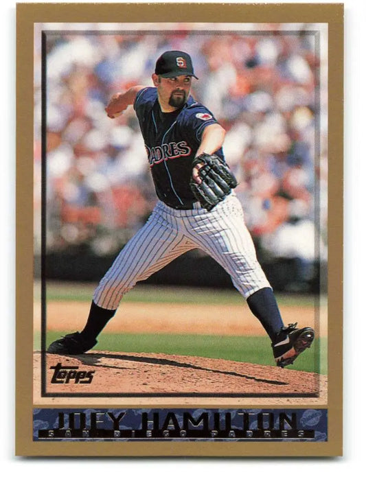 1998 Topps #112 Joey Hamilton NM-MT San Diego Padres Baseball Card - Baseball Card Single