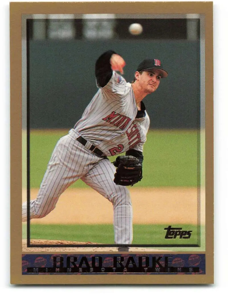 1998 Topps #113 Brad Radke NM-MT Minnesota Twins Baseball Card - Baseball Card Single