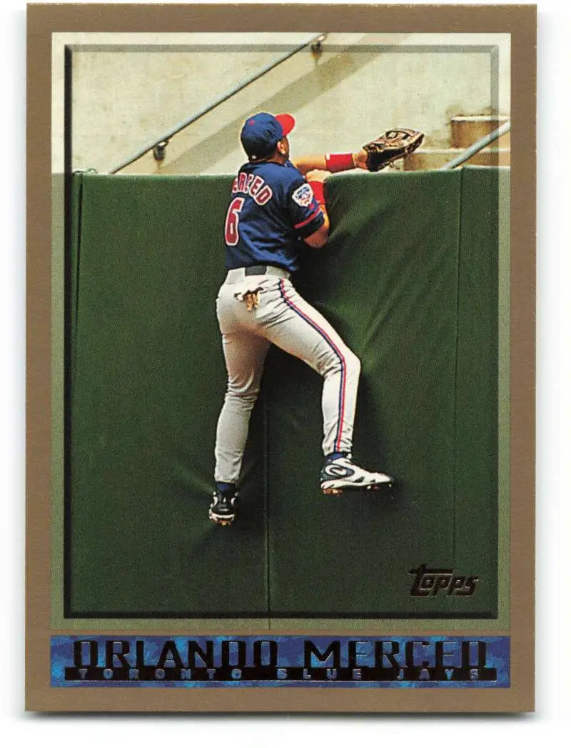 1998 Topps #119 Orlando Merced NM-MT Toronto Blue Jays Baseball Card - Baseball Card Single