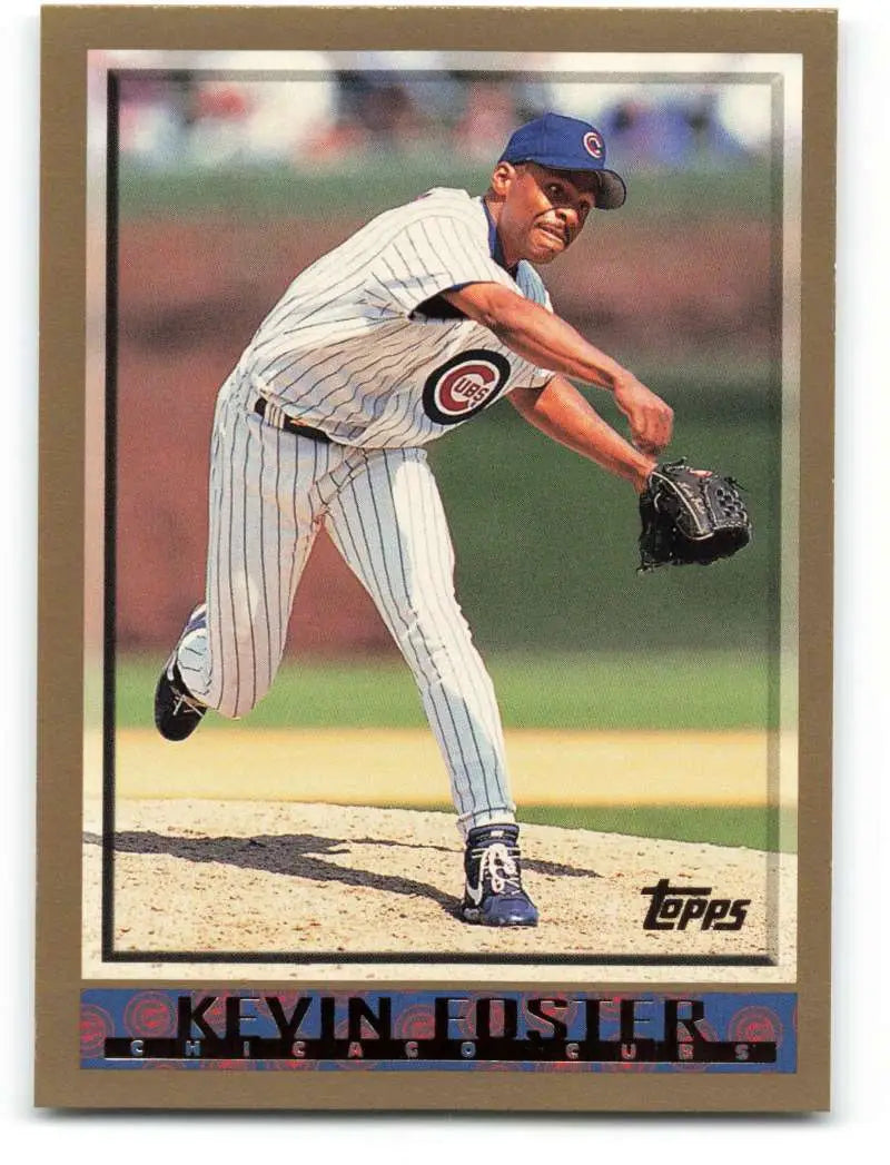 1998 Topps #127 Kevin Foster NM-MT Chicago Cubs Baseball Card - Baseball Card Single