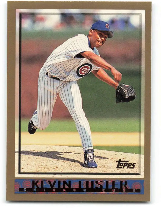 1998 Topps #127 Kevin Foster NM-MT Chicago Cubs Baseball Card - Baseball Card Single