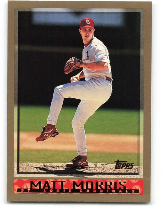 1998 Topps #128 Matt Morris NM-MT St. Louis Cardinals Baseball Card - Baseball Card Single