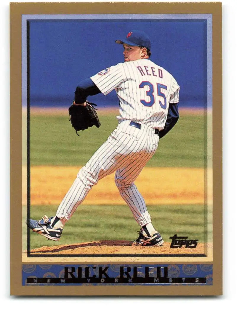 1998 Topps #132 Rick Reed NM-MT New York Mets Baseball Card - Baseball Card Single