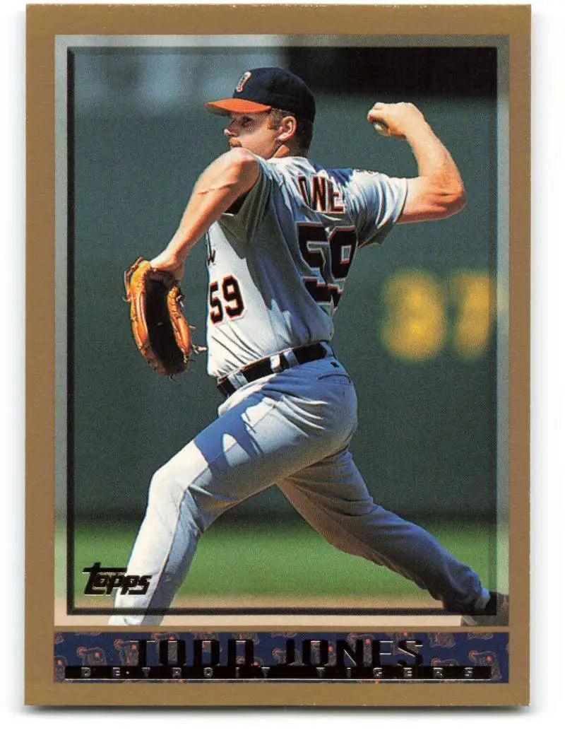 1998 Topps #133 Todd Jones NM-MT Detroit Tigers Baseball Card - Baseball Card Single