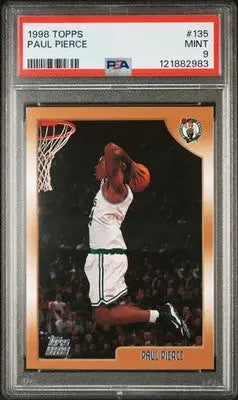 1998 Topps #135 Paul Pierce Rookie PSA 9 - Basketball Card Single