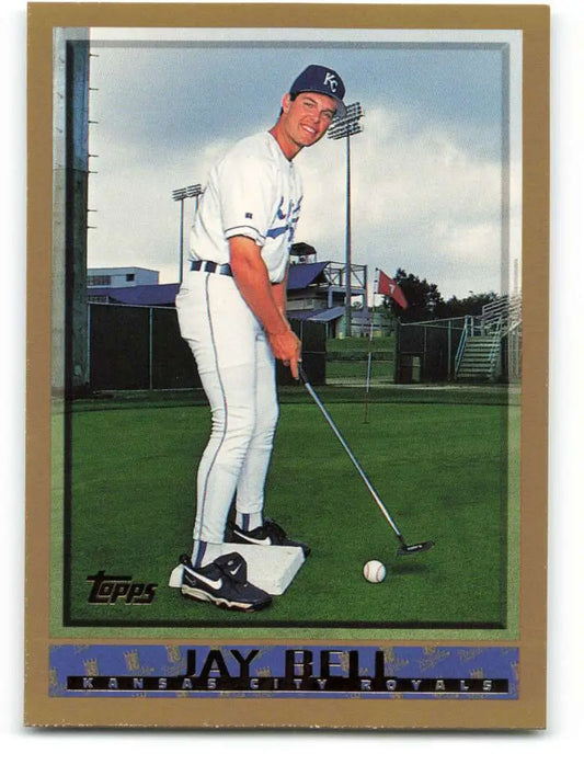 1998 Topps #140 Jay Bell NM-MT Kansas City Royals Baseball Card - Baseball Card Single