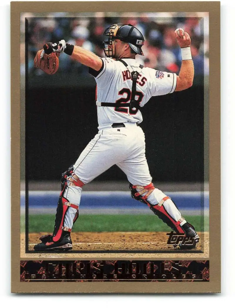 1998 Topps #142 Chris Hoiles NM-MT Baltimore Orioles Baseball Card - Baseball Card Single