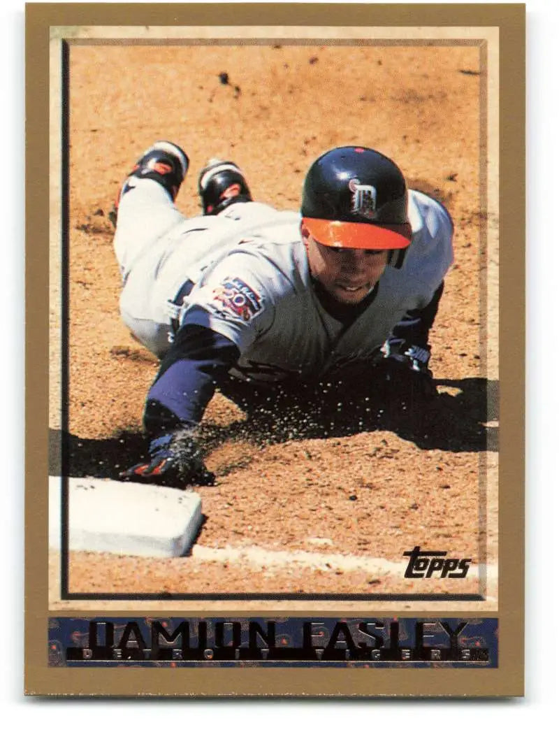 1998 Topps #147 Damion Easley NM-MT Detroit Tigers Baseball Card - Baseball Card Single