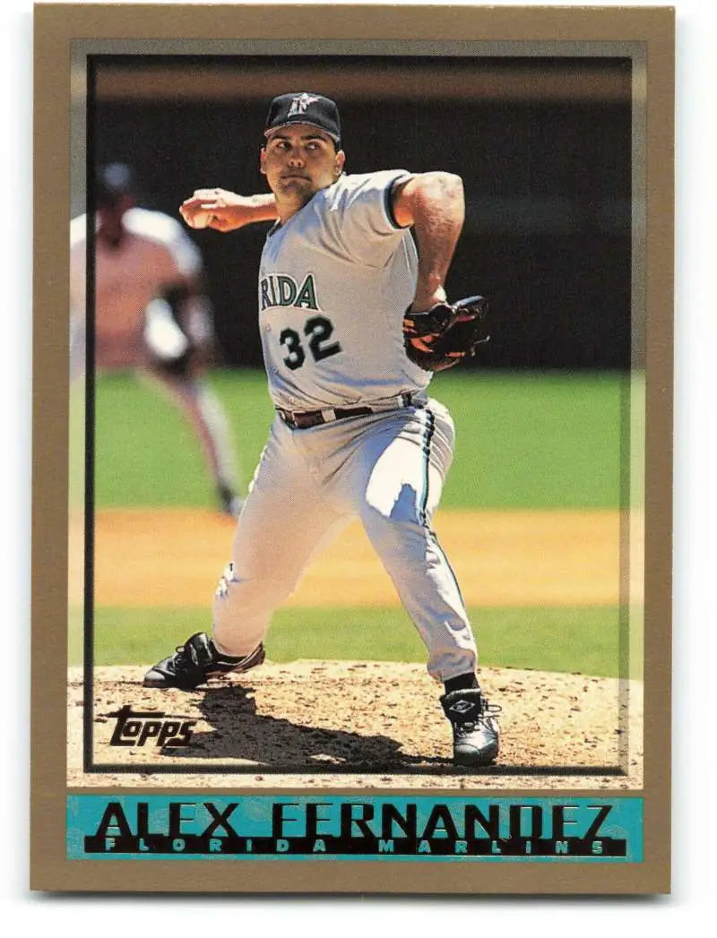 1998 Topps #149 Alex Fernandez NM-MT Florida Marlins Baseball Card - Baseball Card Single