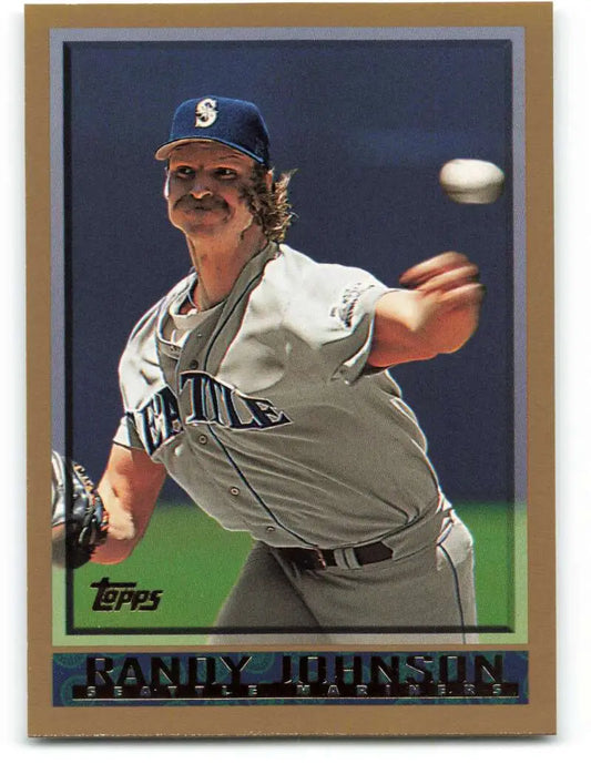 1998 Topps #150 Randy Johnson NM-MT Seattle Mariners Baseball Card - Baseball Card Single