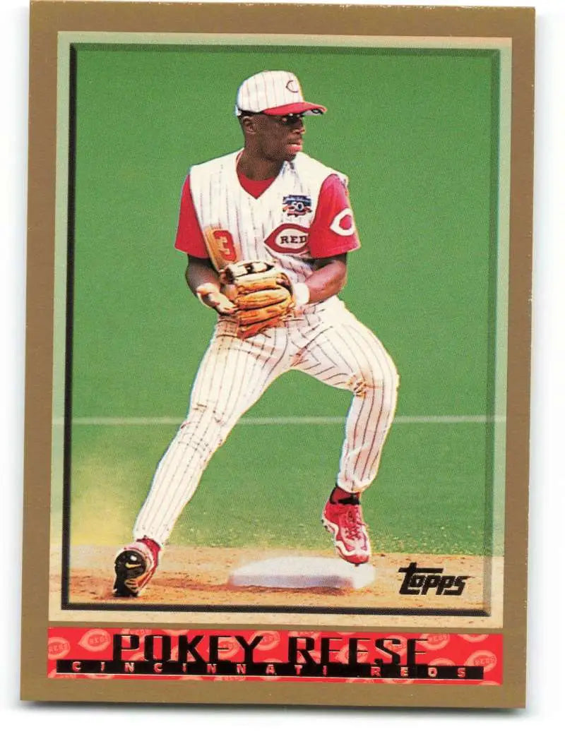 1998 Topps #159 Pokey Reese NM-MT Cincinnati Reds Baseball Card - Baseball Card Single