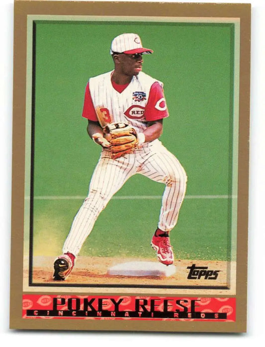 1998 Topps #159 Pokey Reese NM-MT Cincinnati Reds Baseball Card - Baseball Card Single