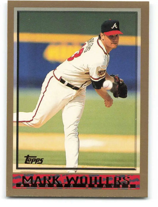 1998 Topps #162 Mark Wohlers NM-MT Atlanta Braves Baseball Card - Baseball Card Single