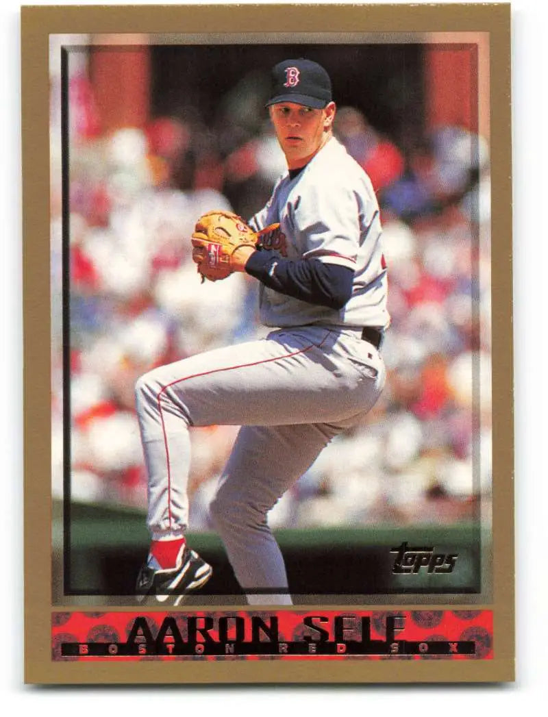 1998 Topps #169 Aaron Sele NM-MT Boston Red Sox Baseball Card - Baseball Card Single