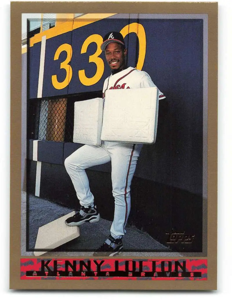 1998 Topps #175 Kenny Lofton NM-MT Atlanta Braves Baseball Card - Baseball Card Single