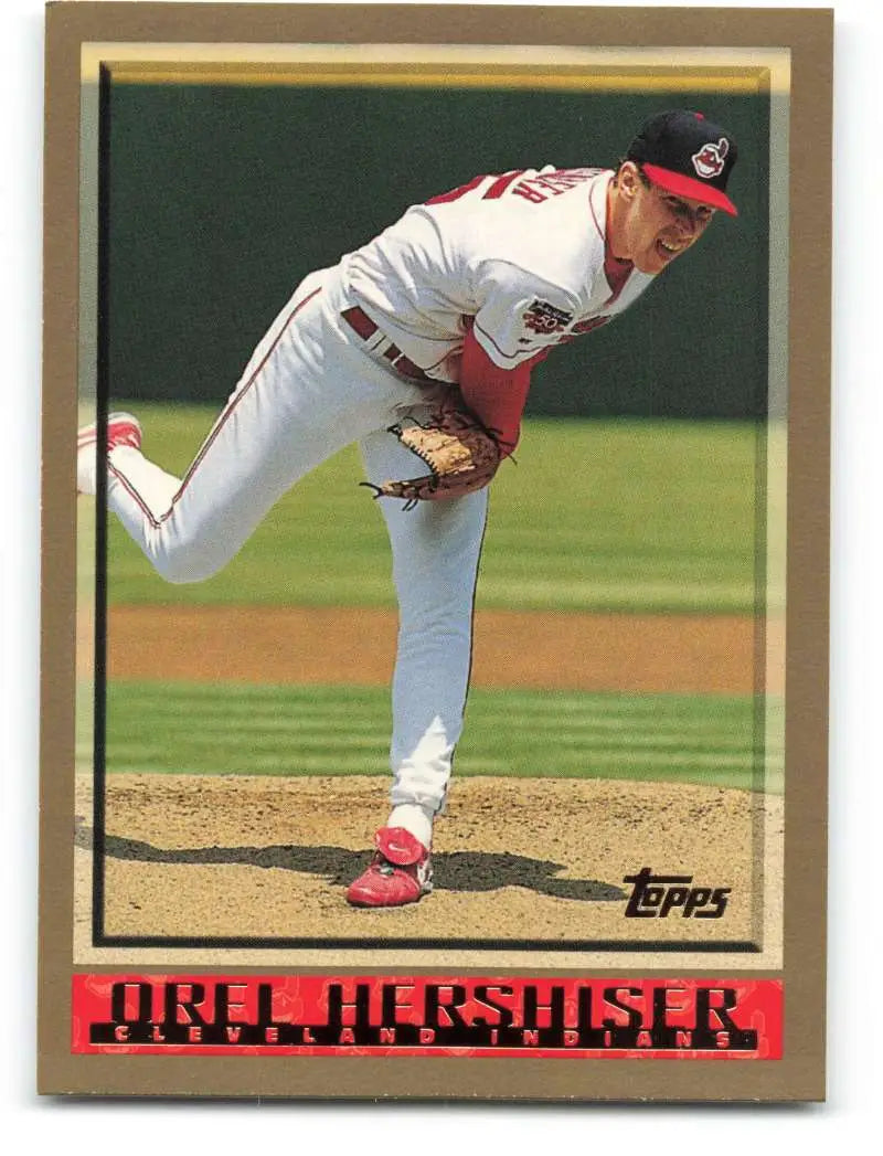 1998 Topps #179 Orel Hershiser NM-MT Cleveland Indians Baseball Card - Baseball Card Single