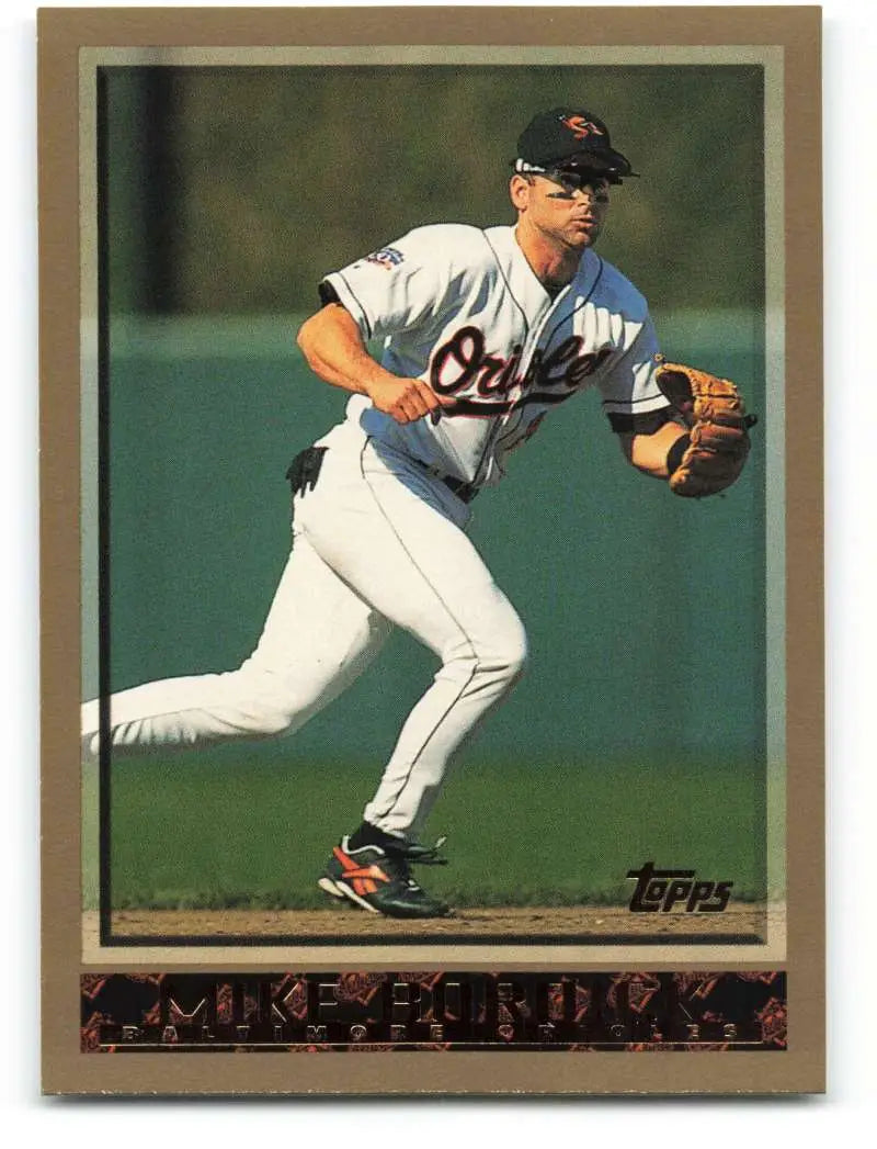 1998 Topps #18 Mike Bordick NM-MT Baltimore Orioles Baseball Card - Baseball Card Single