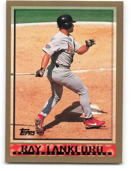 1998 Topps #180 Ray Lankford NM-MT St. Louis Cardinals Baseball Card - Baseball Card Single