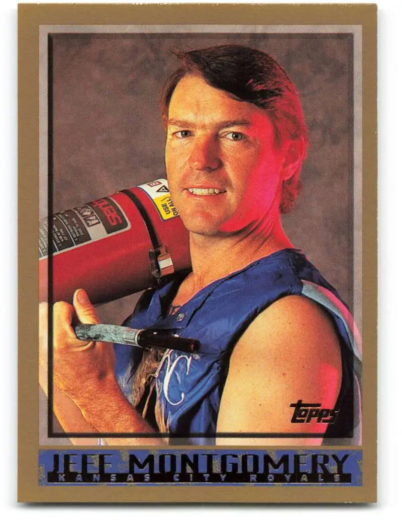 1998 Topps #184 Jeff Montgomery NM-MT Kansas City Royals Baseball Card - Baseball Card Single