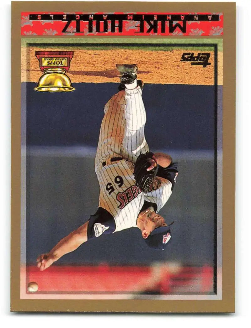 1998 Topps #185 Mike Holtz NM-MT Anaheim Angels Baseball Card - Baseball Card Single